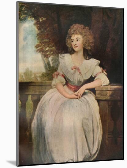 'Mrs Mark Currie', 1789-George Romney-Mounted Giclee Print