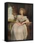 'Mrs Mark Currie', 1789-George Romney-Framed Stretched Canvas