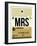 MRS Marseille Luggage Tag I-NaxArt-Framed Art Print