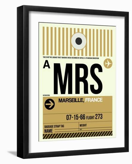MRS Marseille Luggage Tag I-NaxArt-Framed Art Print