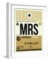 MRS Marseille Luggage Tag I-NaxArt-Framed Art Print