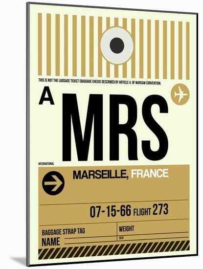 MRS Marseille Luggage Tag I-NaxArt-Mounted Art Print