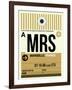 MRS Marseille Luggage Tag I-NaxArt-Framed Art Print