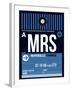 MRS Marseille Luggage Tag II-NaxArt-Framed Art Print