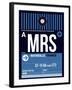 MRS Marseille Luggage Tag II-NaxArt-Framed Art Print