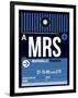 MRS Marseille Luggage Tag II-NaxArt-Framed Art Print