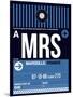 MRS Marseille Luggage Tag II-NaxArt-Mounted Art Print