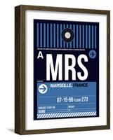 MRS Marseille Luggage Tag II-NaxArt-Framed Art Print