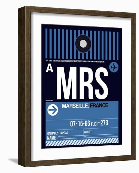 MRS Marseille Luggage Tag II-NaxArt-Framed Art Print