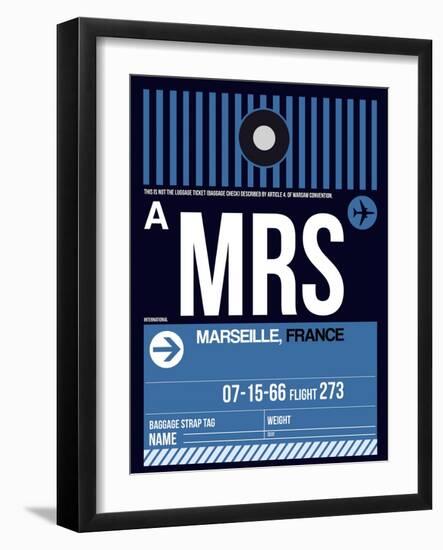 MRS Marseille Luggage Tag II-NaxArt-Framed Art Print