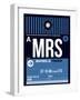 MRS Marseille Luggage Tag II-NaxArt-Framed Art Print