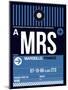 MRS Marseille Luggage Tag II-NaxArt-Mounted Art Print