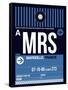 MRS Marseille Luggage Tag II-NaxArt-Framed Stretched Canvas