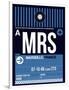 MRS Marseille Luggage Tag II-NaxArt-Framed Art Print