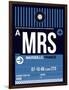 MRS Marseille Luggage Tag II-NaxArt-Framed Art Print