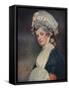 'Mrs Mary Robinson', 1780-1781-George Romney-Framed Stretched Canvas