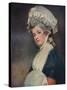 'Mrs Mary Robinson', 1780-1781-George Romney-Stretched Canvas