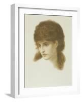 Mrs. Mary Zambaco Nee Mary Cassavetti-Dante Gabriel Rossetti-Framed Giclee Print