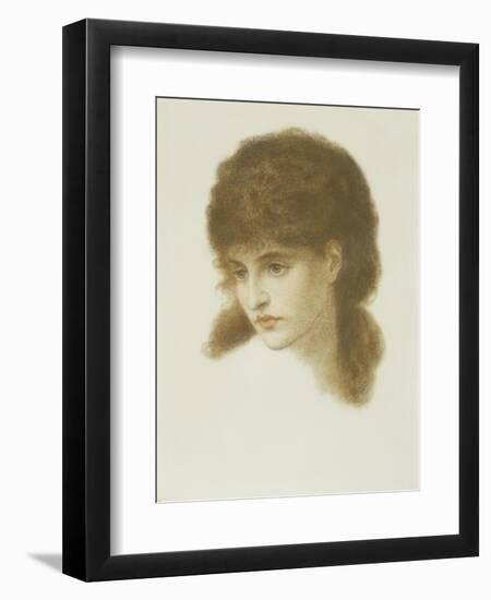 Mrs. Mary Zambaco Nee Mary Cassavetti-Dante Gabriel Rossetti-Framed Giclee Print