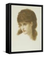 Mrs. Mary Zambaco Nee Mary Cassavetti-Dante Gabriel Rossetti-Framed Stretched Canvas
