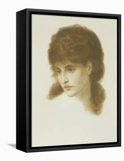 Mrs. Mary Zambaco Nee Mary Cassavetti-Dante Gabriel Rossetti-Framed Stretched Canvas