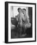 Mrs. Maryly Van Leer Peck, Engineer with Rocketdyne Corp. in Calif, Spending Some Time with Her Son-Allan Grant-Framed Photographic Print