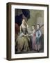 Mrs Matthew Mitchell and Her Children, Matthew and Anne, 1757-58-Thomas Hudson-Framed Giclee Print