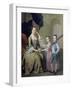 Mrs Matthew Mitchell and Her Children, Matthew and Anne, 1757-58-Thomas Hudson-Framed Giclee Print