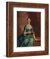 'Mrs. Melancthon Strong (Nee Sanders of Sanderstead)', 18th century-Joseph Highmore-Framed Giclee Print