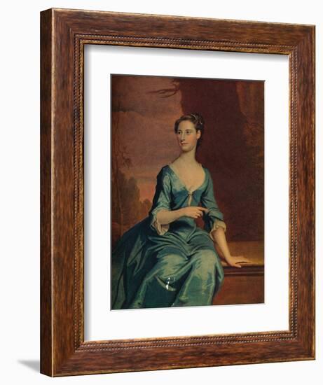 'Mrs. Melancthon Strong (Nee Sanders of Sanderstead)', 18th century-Joseph Highmore-Framed Giclee Print