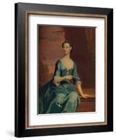 'Mrs. Melancthon Strong (Nee Sanders of Sanderstead)', 18th century-Joseph Highmore-Framed Giclee Print