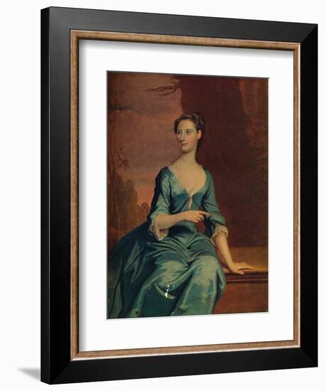 'Mrs. Melancthon Strong (Nee Sanders of Sanderstead)', 18th century-Joseph Highmore-Framed Giclee Print