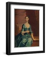 'Mrs. Melancthon Strong (Nee Sanders of Sanderstead)', 18th century-Joseph Highmore-Framed Giclee Print