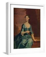 'Mrs. Melancthon Strong (Nee Sanders of Sanderstead)', 18th century-Joseph Highmore-Framed Giclee Print