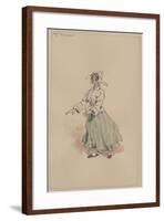 Mrs Micawber, C.1920s-Joseph Clayton Clarke-Framed Giclee Print