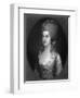 Mrs Minet-Thomas Gainsborough-Framed Art Print