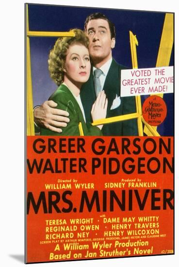 Mrs. Miniver - Movie Poster Reproduction-null-Mounted Photo