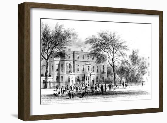 Mrs Montagu's House, Portman Square-Joseph Werner-Framed Giclee Print