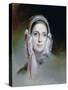 Mrs Mordecai Lewis, 1843-Thomas Sully-Stretched Canvas