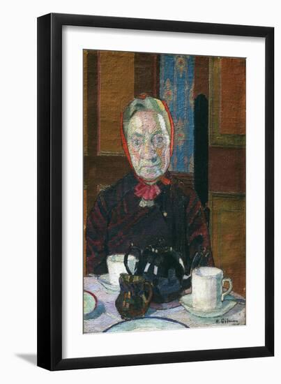 Mrs Mounter at the Breakfast Table-Harold Gilman-Framed Giclee Print