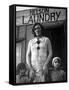 Mrs. Nelson with Her Two Children Outside Her Laundry Which She Operates without Running Water-Margaret Bourke-White-Framed Stretched Canvas