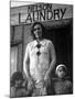 Mrs. Nelson with Her Two Children Outside Her Laundry Which She Operates without Running Water-Margaret Bourke-White-Mounted Photographic Print