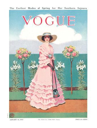 Vogue Cover - January 1912