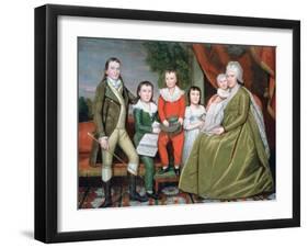 Mrs Noah Smith and Her Children, 1798-Ralph Earl-Framed Giclee Print