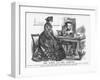 Mrs. North and Her Attorney, 1864-John Tenniel-Framed Giclee Print