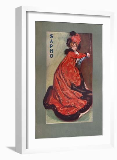 Mrs Olga Nethersole in Sapho, C1900-null-Framed Giclee Print