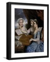 Mrs Paine and the Misses Paine, 1765-Sir Joshua Reynolds-Framed Giclee Print