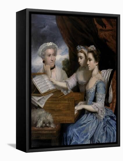 Mrs Paine and the Misses Paine, 1765-Sir Joshua Reynolds-Framed Stretched Canvas