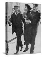 Mrs Pankhurst is Arrested Outside Buckingham Palace-null-Stretched Canvas