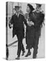Mrs Pankhurst is Arrested Outside Buckingham Palace-null-Stretched Canvas